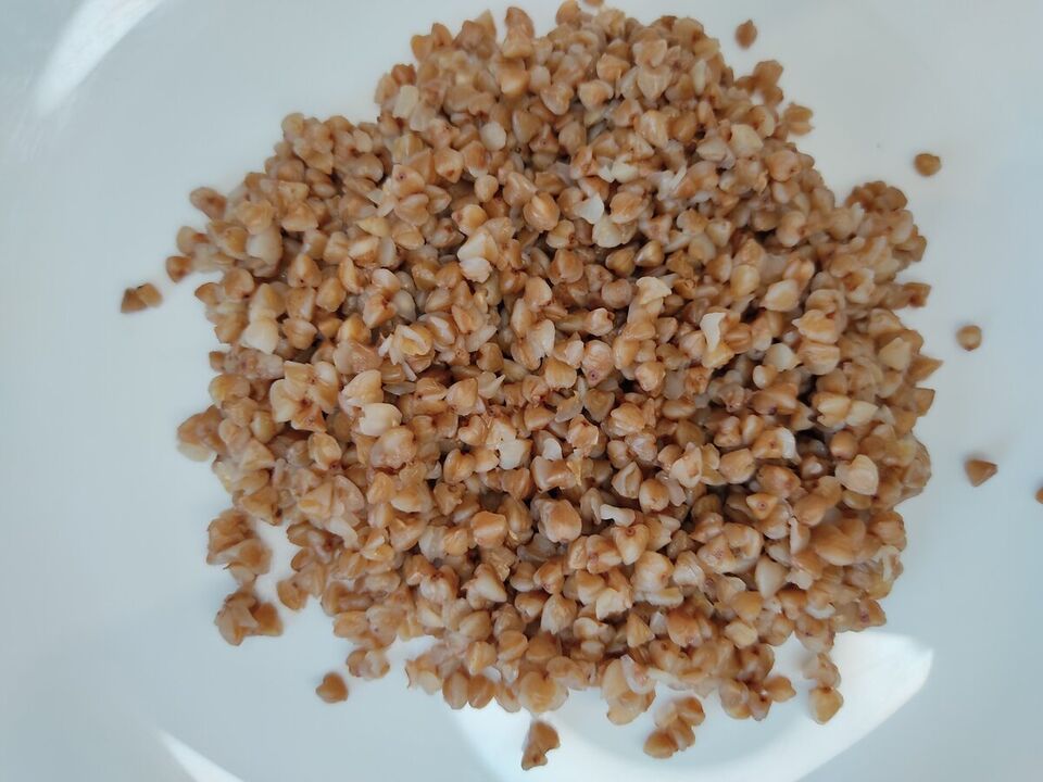 buckwheat porridge for the diet is the most abundant