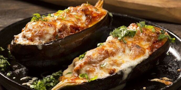 roasted eggplant on an egg diet